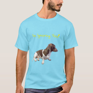 Camiseta O cão do Weenie ignora