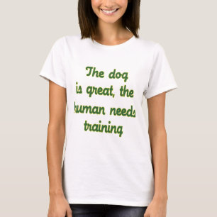 Camiseta O cão é grande