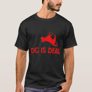 Camiseta O cão é t-shirt inoperante