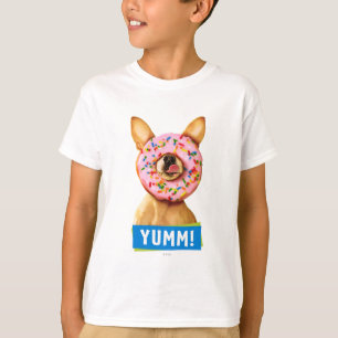 Camiseta O cão engraçado da chihuahua com polvilha a