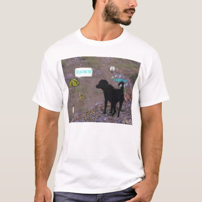Camiseta O cão Fart (Frente)
