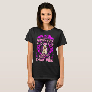 Camiseta O cão impressionante de Shar Peis do amor das
