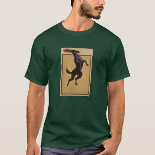 Camiseta O cão trava Fisbee