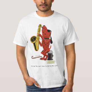Camiseta O cão velho novo lambe o t-shirt da "linha da