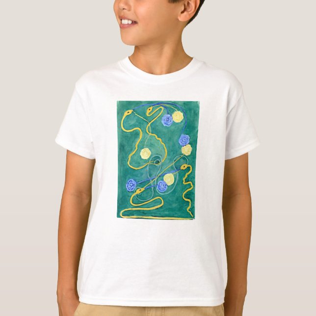 Camiseta O Caos Primordial de Hilma af Klint (Frente)
