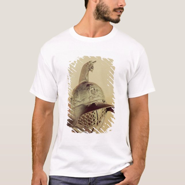 Camiseta O capacete do gladiador de Thracian (Frente)