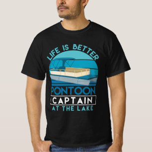 Camiseta O Capitão Da Vida É Melhor No Lago