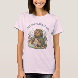 Camiseta O Capivara Coven Tricotando Cachecol Cósmico 