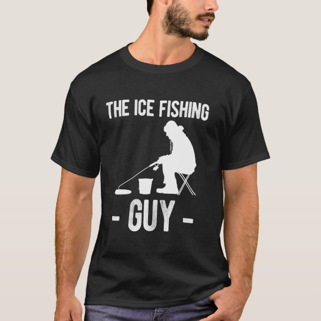 Camiseta O Cara da Pesca no Gelo (Frente)