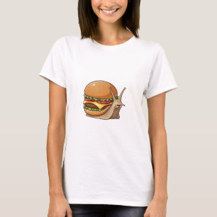Camiseta O Caracol-Hamburger Feliz