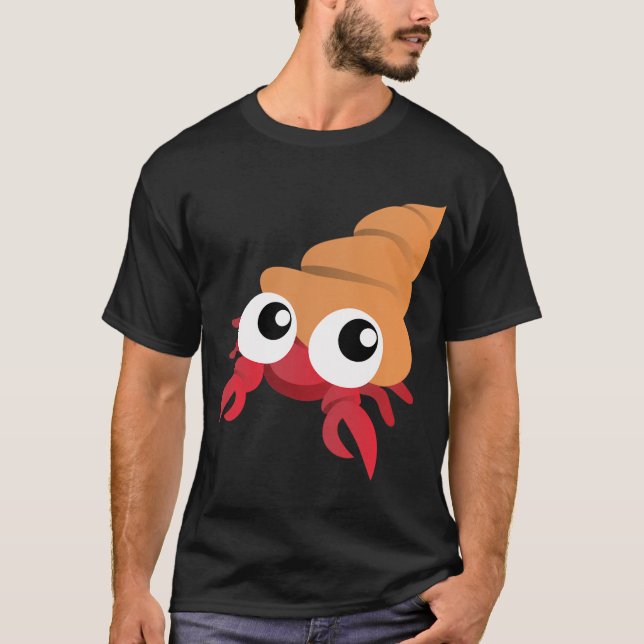 Camiseta O Caranguejo Ermitão Feliz (Frente)