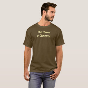 Camiseta O caráter do T-Shirt