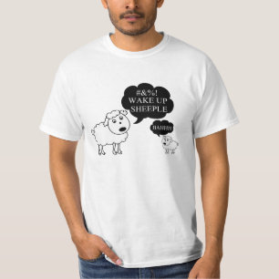 Camiseta O carneiro diz acorda Sheeple