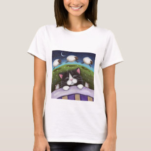 Camiseta O carneiro sonha a Capa longa das senhoras