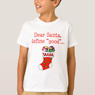 Camiseta O caro papai noel define bom