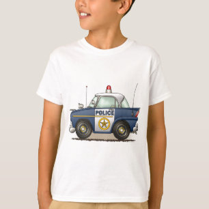 Camiseta O carro da bobina de Crusier da polícia do carro