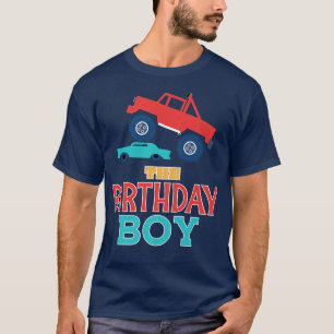 Camiseta O Carro Monstro do Aniversário que Corresponde ao
