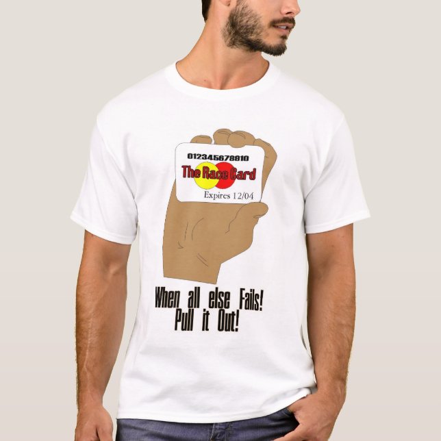 Camiseta O cartão de raça (Frente)