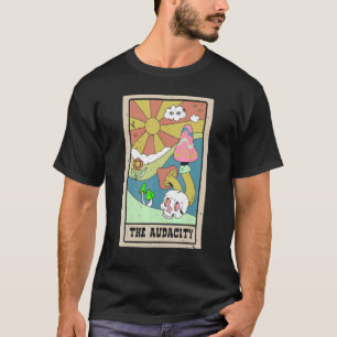 Camiseta O Cartão de Tarô de Audacidade Shaman Fortune Cont