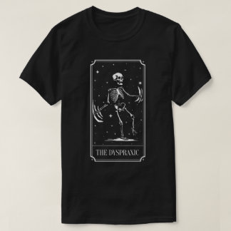 Camiseta O Cartão de Tarot da Conscientização Dispráxica
