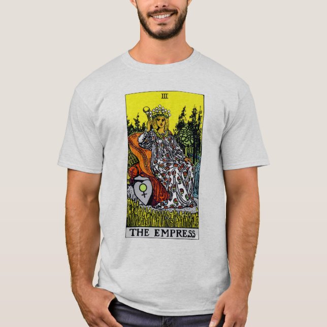 Camiseta O cartão de Tarot da imperatriz (Frente)