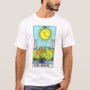 Camiseta O cartão de Tarot da lua