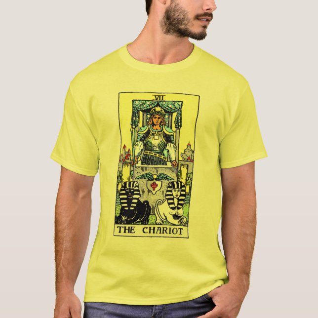 Camiseta O cartão de Tarot do Chariot (Frente)
