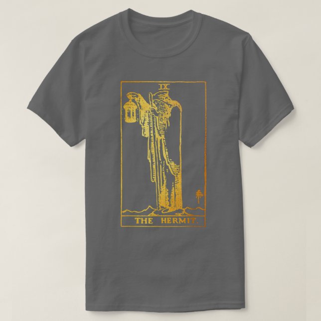 Camiseta O Cartão Hermit Tarot 543 (Frente do Design)