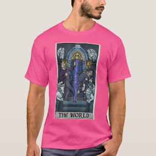 Camiseta O Cartão Mundial de Tarot Dr. Jekyll Hyde Hallowee