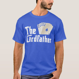 Camiseta O Cartão Pai Jogo de Poker Cartas Jogando Jogo de