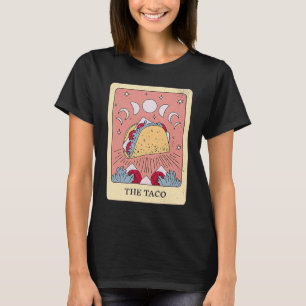 Camiseta O Cartão Taco Tarot Comida Mexicana Retro Vintage