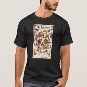 Camiseta O Cartão-Tarô-Jardineiro Vegeta Natureza No Exteri