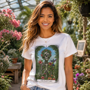 Camiseta O Cartão Tarot da Natureza da Senhora das Plantas