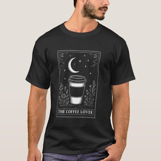 Camiseta O Cartão Tarot Do Café (Frente)