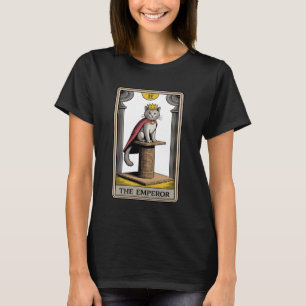 Camiseta O cartão Tarot do Imperador Poste de Arranhar Gato