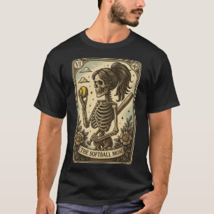 Camiseta O Cartão Tarot Softll Mãe Esqueleto Mamãe Dia das