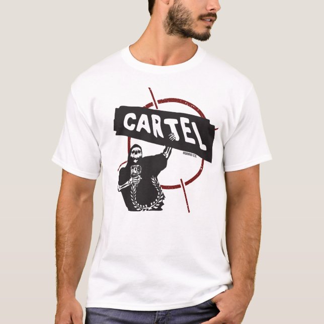 Camiseta O cartel lavra a morte T (Frente)