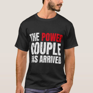 Camiseta O Casal de energia chegou ao Dia de os namorados L