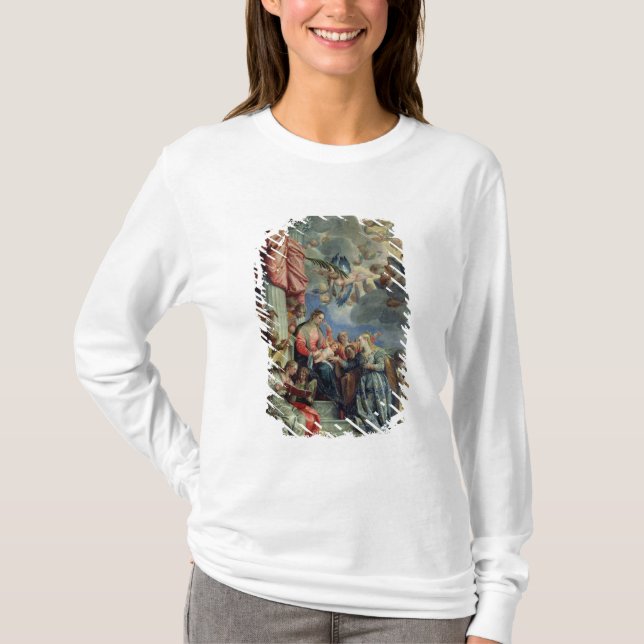 Camiseta O casamento místico de St. Catherine (Frente)