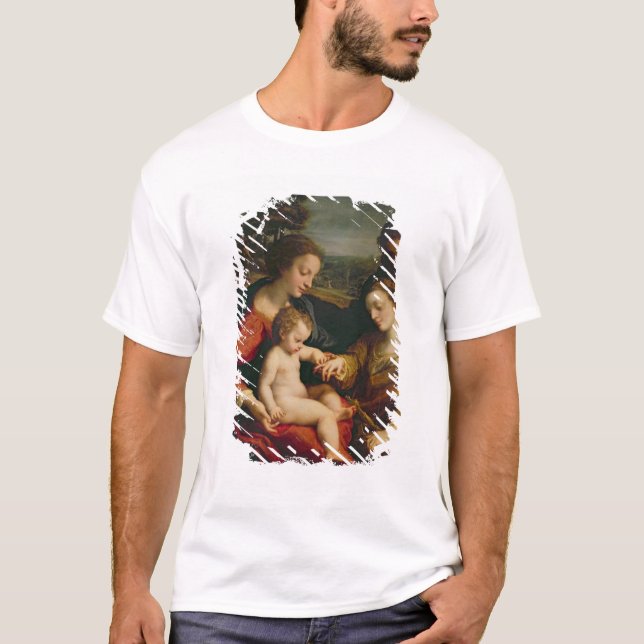 Camiseta O casamento místico de St. Catherine de (Frente)