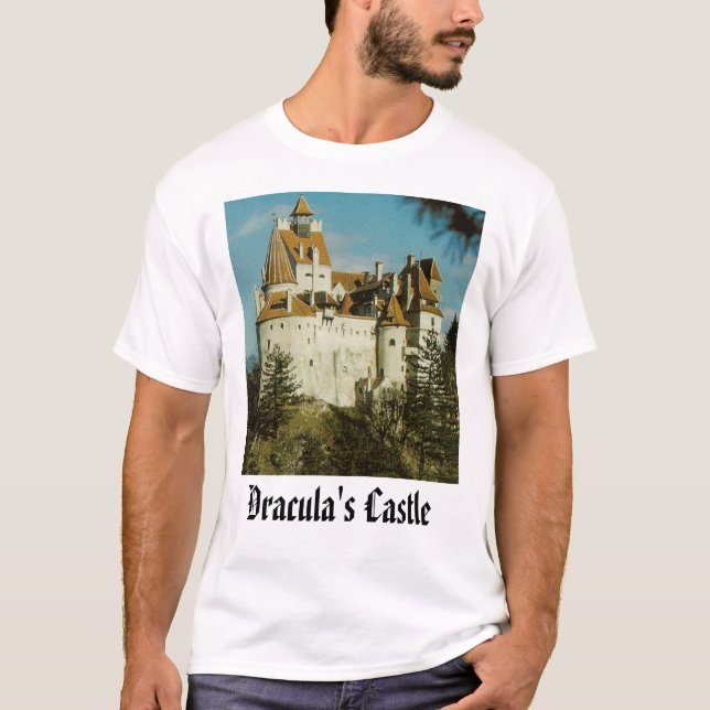 Camiseta O castelo de Dracula, o castelo de Dracula (Frente)