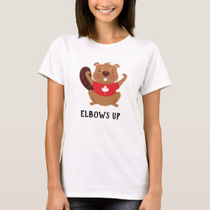 Camiseta O castor do Canadá personalizado se torna engraçad