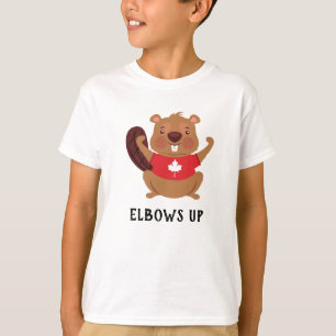 Camiseta O castor do Canadá personalizado se torna engraçad
