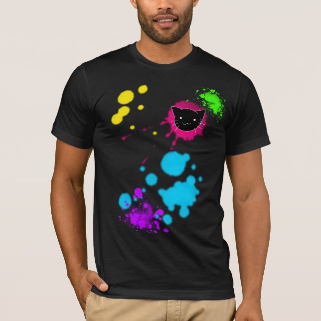 CAMISETA O CAT FOI SPLAT (Frente)