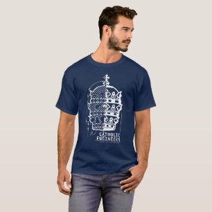 Camiseta O católico projeta o t-shirt dos homens do