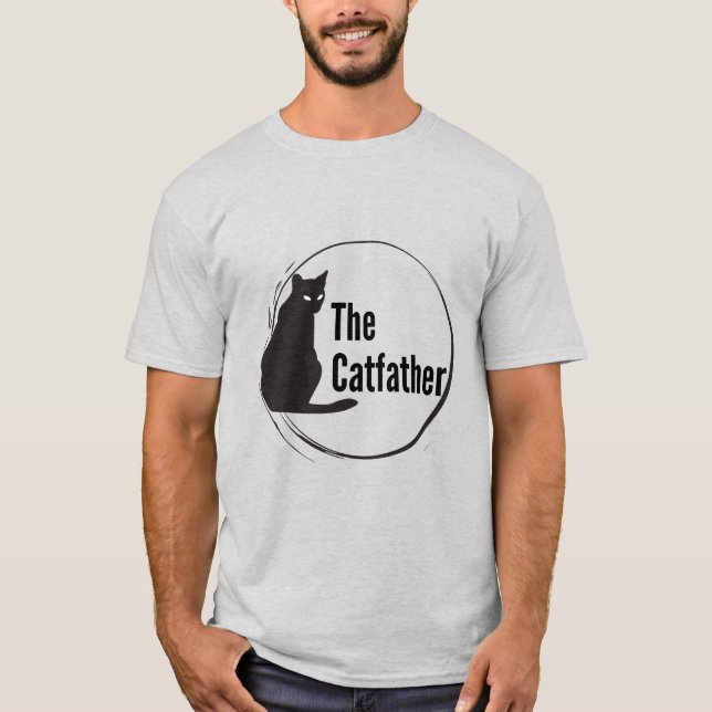 Camiseta O Catpai, o amante de gatos, o Gato de equipe (Frente)