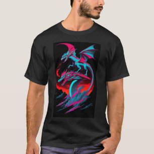 Camiseta O Cavaleiro de Surf do Dragão