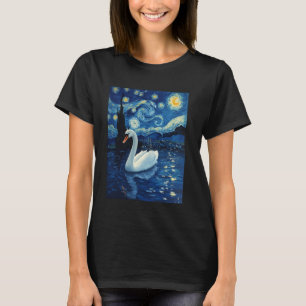 Camiseta O Cavaleiro Elegante da Noite Estrelada de Van Gog