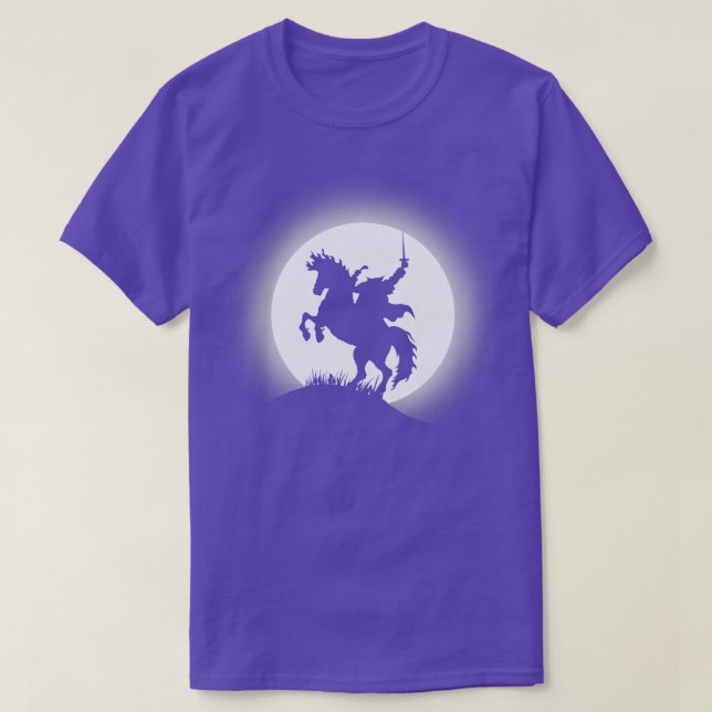 Camiseta O Cavaleiro Sem Cabeça TShirt (Frente do Design)