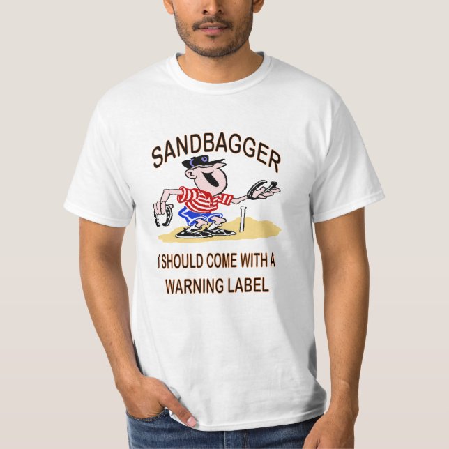 Camiseta O cavalo calça o T do valor do Sandbagger (Frente)